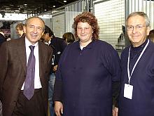Gérard Collomb, maire de Lyon, Gaby Von Felten et D. Langlet